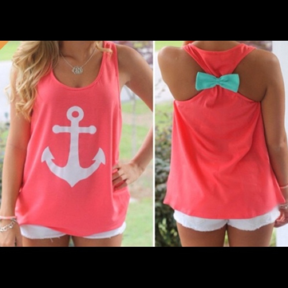 Anchor Bow Tank 🎀